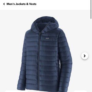 Patagonia Men's Down Sweater Hoody (Navy)